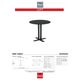 Korson Furniture Loft Black End Table-1
