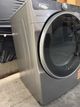 Whirlpool® 7.4 Cu. Ft. Radiant Silver Front Load Gas Dryer-1