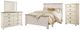 Signature Design by Ashley® Willowton 3-Piece Whitewash Queen Panel Bed Set-0