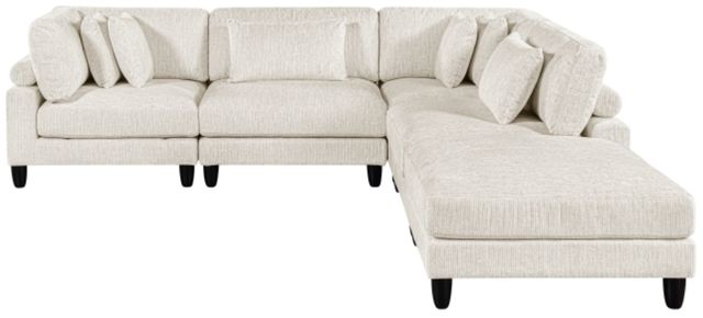 Homelegance® Robstown 5-Piece Beige Modular Sectional with Ottoman-2
