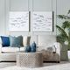 Crestview Collection Montague 2-Piece Gray Wall Art Set-1