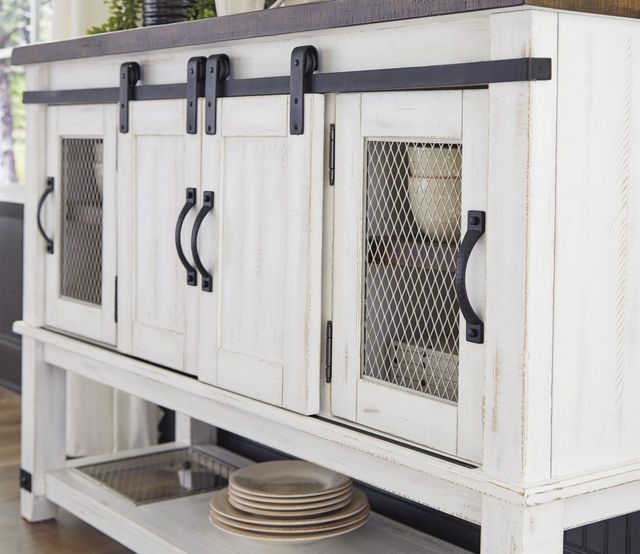 Signature Design by Ashley® Valebeck White/Brown Dining Room Server-3