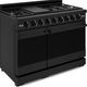 Thor Kitchen® Professional Gordon Ramsay Series 48" Black Pro Style Gas Range-1