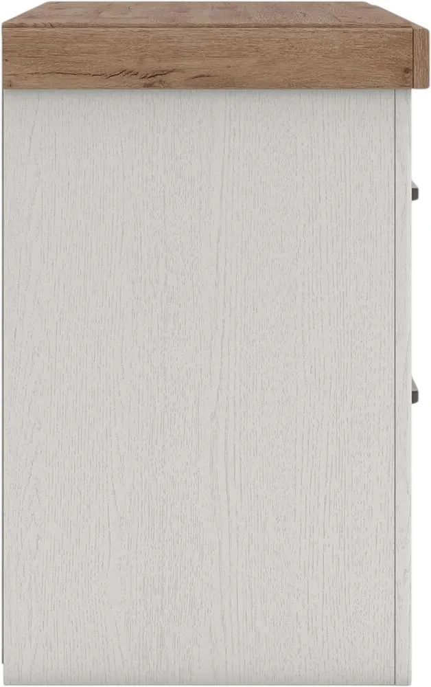 Benchcraft® Savonport Brown/White Nightstand-3