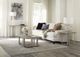 Riverside Furniture Adelyn Crema Gray Rectangular Side Table with Gray Base-3