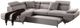 ACME Furniture Jemima 2-Piece Gray Left-Arm Facing Chaise Sectional-0