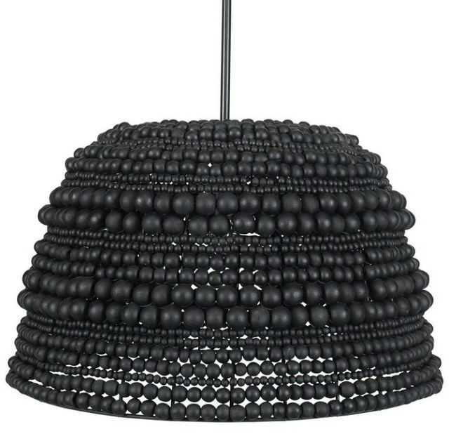 Uttermost® Persephone Matte Black Pendant-3