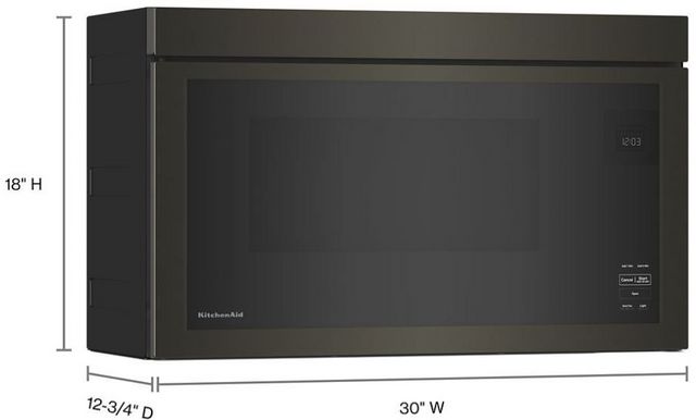 KitchenAid® 4 Piece Black Stainless Steel Kitchen Package-32