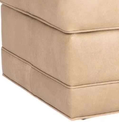 Smith Brothers Customizable 510 Leather Ottoman-1