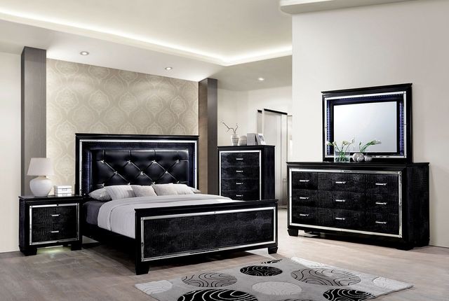 Furniture of America® Bellanova Black Chest-1