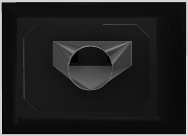 Vent-A-Hood® Designer Series 42" Black Island Range Hood-2