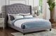 Titus Furniture Grey Queen Upholstered Panel Bed-1