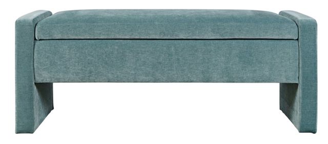 Jofran Inc. Braun Blue Storage Bench-1