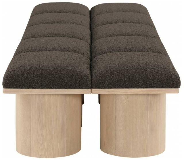 Meridian Furniture Pavilion 10-Piece Brown/Natural 78" Modular Bench Set-1