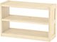 Crate Designs™ Furniture Unfinished Open Back Bookcase/TV Stand-0