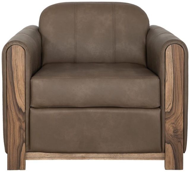 International Furniture Direct Balam Brown/Stained Brown 37" Accent Chair-1