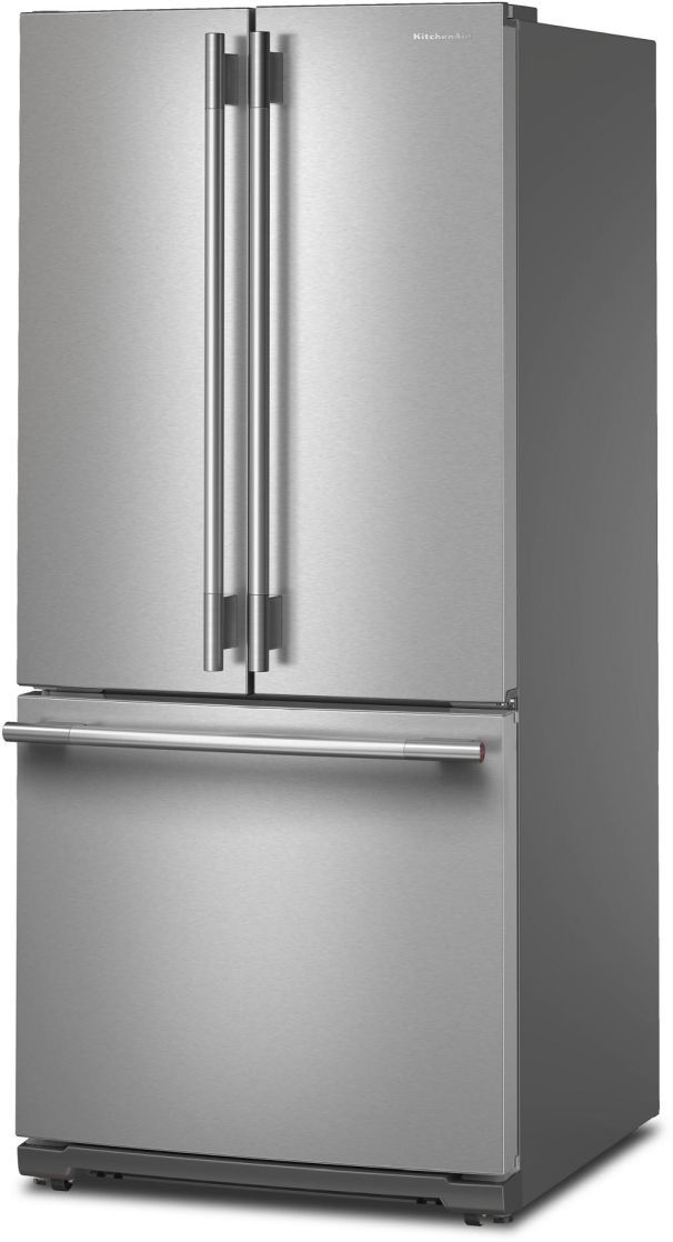 KitchenAid® 19.68 Cu. Ft. PrintShield™ Stainless Steel French Door Refrigerator with Interior Dispense-4