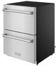 Thor Kitchen® Gordon Ramsay 24" 5.4 Cu. Ft. Stainless Steel Outdoor Under-Counter Refrigerator-3