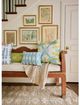 Laura Park Designs English Garden Hyacinth Azul 22 x 22 Pillow-1