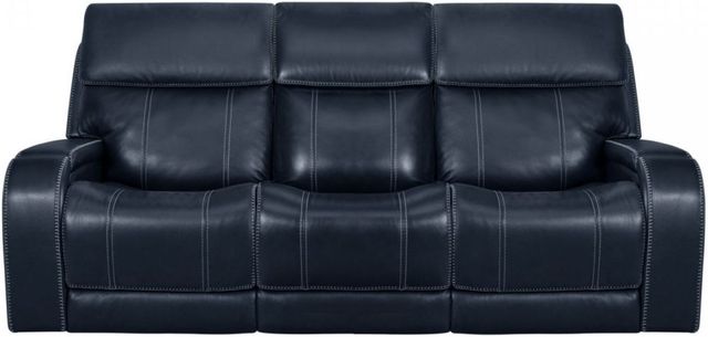 BarcaLounger® Glenwood Rainer Ocean Leather Power Reclining Sofa-3