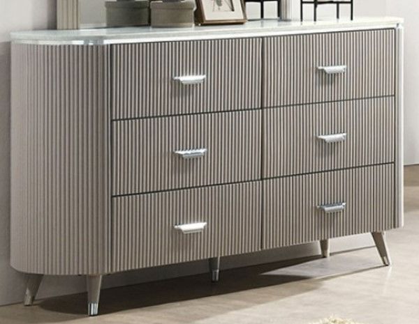 Furniture of America® Aldridge Light Gray Dresser-0
