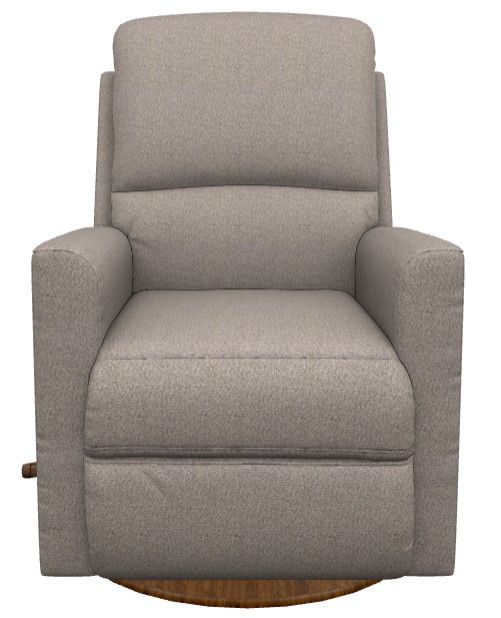La-Z-Boy® Wynne Stone Manual Swivel Gliding Recliner-1