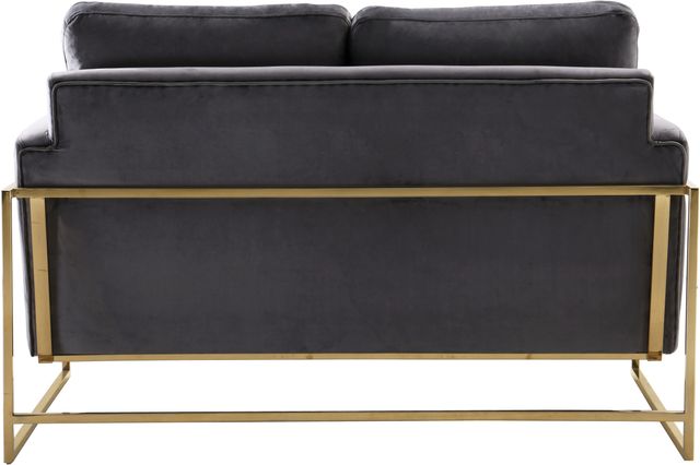 Meridian Furniture Mila Grey Velvet Loveseat-3