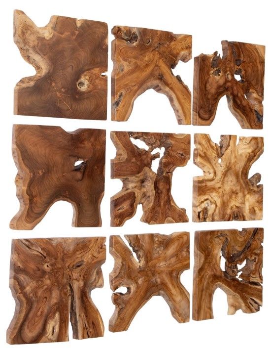 Uttermost® Talia 9-Piece Brown Wall Decor Set-3