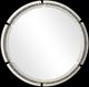 Uttermost® Crystalline Black Round Mirror-0