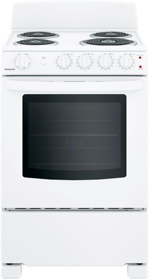 Hotpoint 24" White Freestanding Electric Range
