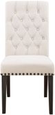Coaster® Alana 2-Piece Beige/Smokey Black Side Chairs-1