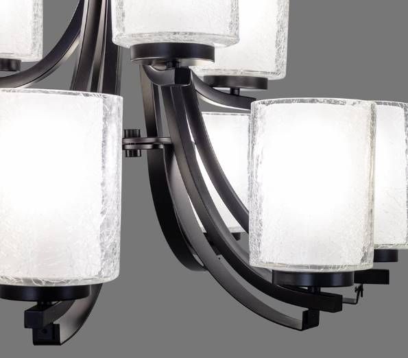 YHD Oil Rubbed Bronze 9-Light Chandelier-4