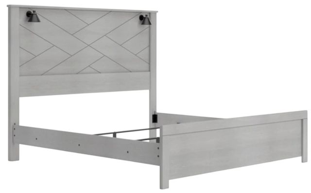 Signature Design by Ashley® Cottonburg Light Gray King Panel Bed-1
