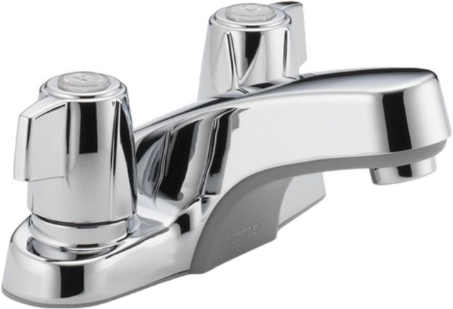 Peerless Core Chrome 2-Handle Blade Bathroom Faucet with Pop-Up-0