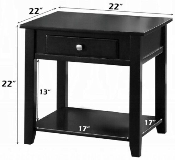 ACME Furniture Malachi Black End Table-2
