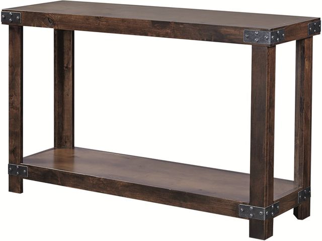 aspenhome® Industrial Tobacco Sofa Table-0