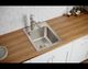 Elkay Lustertone® Lustrous Satin 17'' 1-Hole Single Bowl Drop-in Sink-1