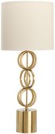 Crestview Collection Loxton 2-Piece Gold Table Lamp Set-1