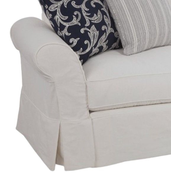 Four Seasons Customizable Alyssa 2-Seat Slipcovered Grande Sofa-1