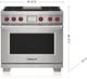 Wolf® 36" Stainless Steel Pro Style Dual Fuel Range-1