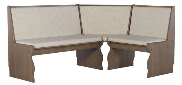 Linon Sierra 5-Piece Natural Dining Nook Set-2