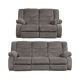 Signature Design by Ashley Signature Design by Ashley® Tulen Gray Reclining Sofa and Reclining Loveseat-0