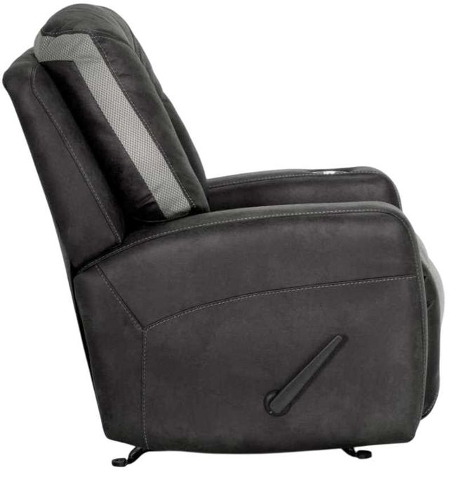 Franklin™ Branson Hugo Gray Manual Swivel Rocker Recliner-3