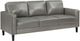 Coaster® Ruth Gray Upholstered Track Arm Sofa-0