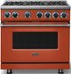 Viking® 7 Series 36" Spiced Cider Pro Style Natural Gas Range-3