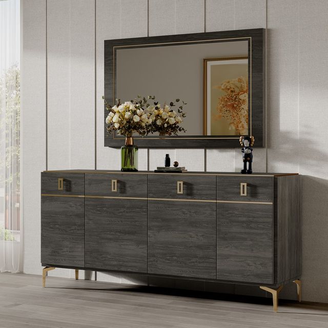 ACME Furniture Venezia Gray Accent Mirror-4