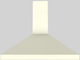 Vent-A-Hood® 42" Biscuit Wall Mounted Range Hood-0