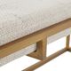Olliix by Madison Park Greenwich Brown/Antique Bronze Accent Bench-4
