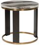 Signature Design by Ashley® Jazmore Brown End Table with Brass Base-0