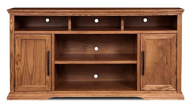 Legends Home Colonial Place Golden Oak 62" Tall Console-0